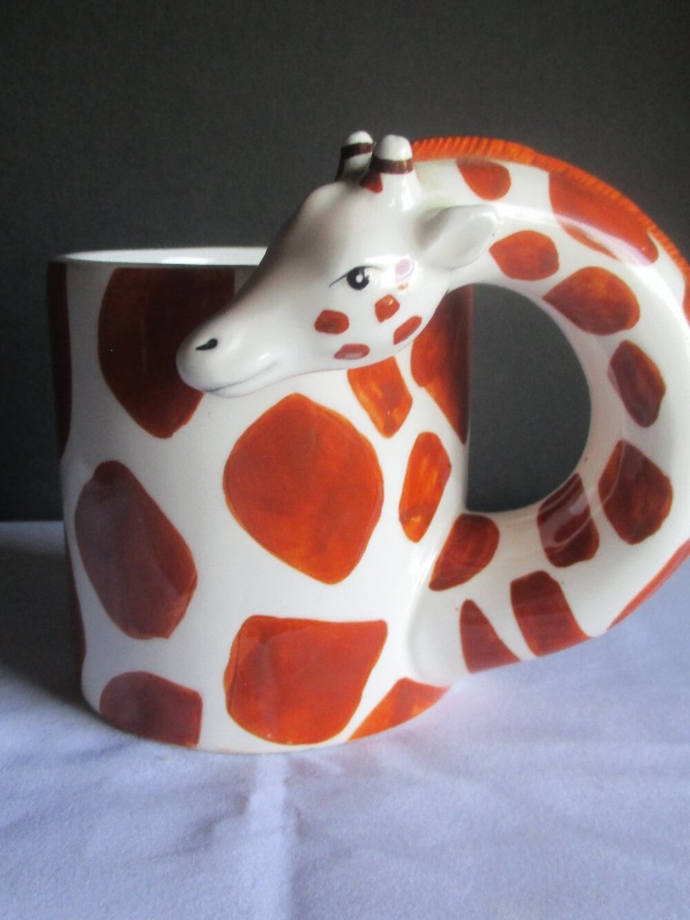 PAPEL FREELANCE PORCELAIN 3D GIRAFFE COFFEE MUG/CUP-12OZ.